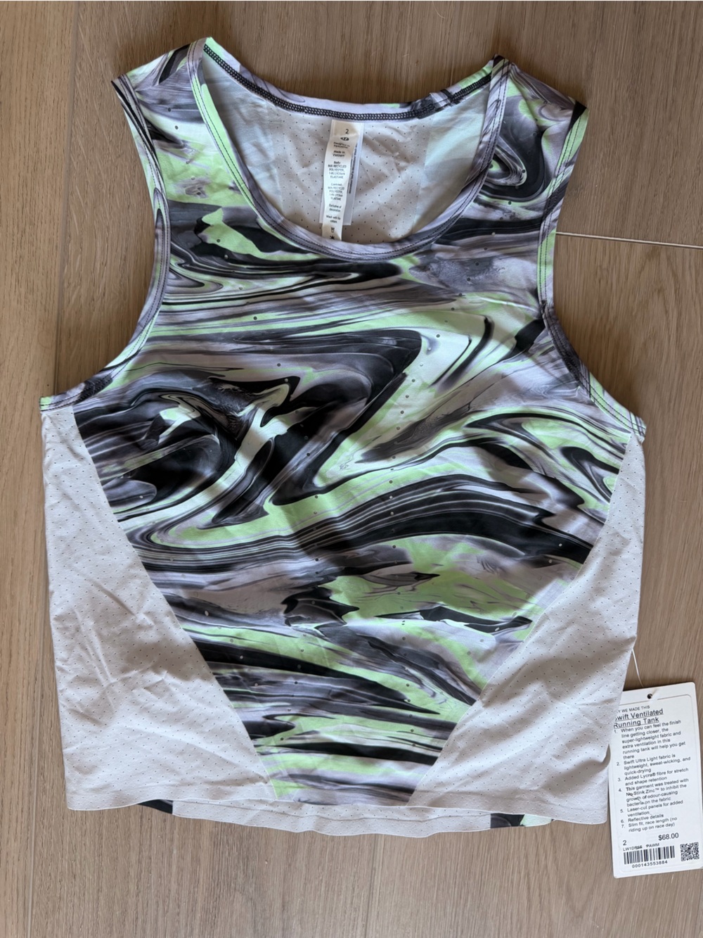 Lululemon Swift Ventilated Running Tank - NWT - Size 2 - PAWM